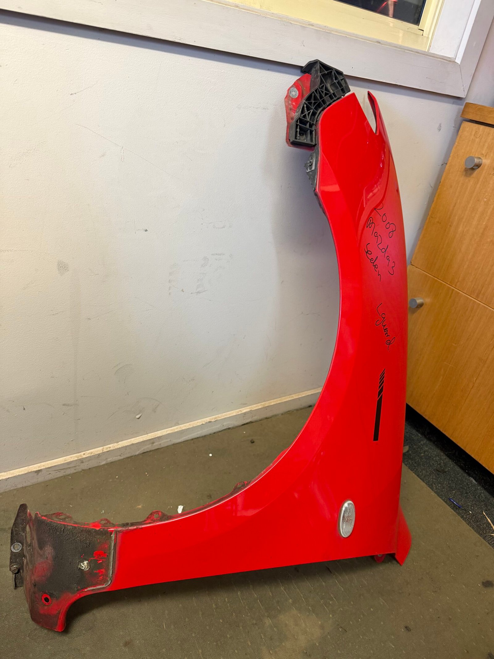 2008 Mazda 3 Left Front Guard (Passenger Side) Red – Genuine OEM Fender - Image 3